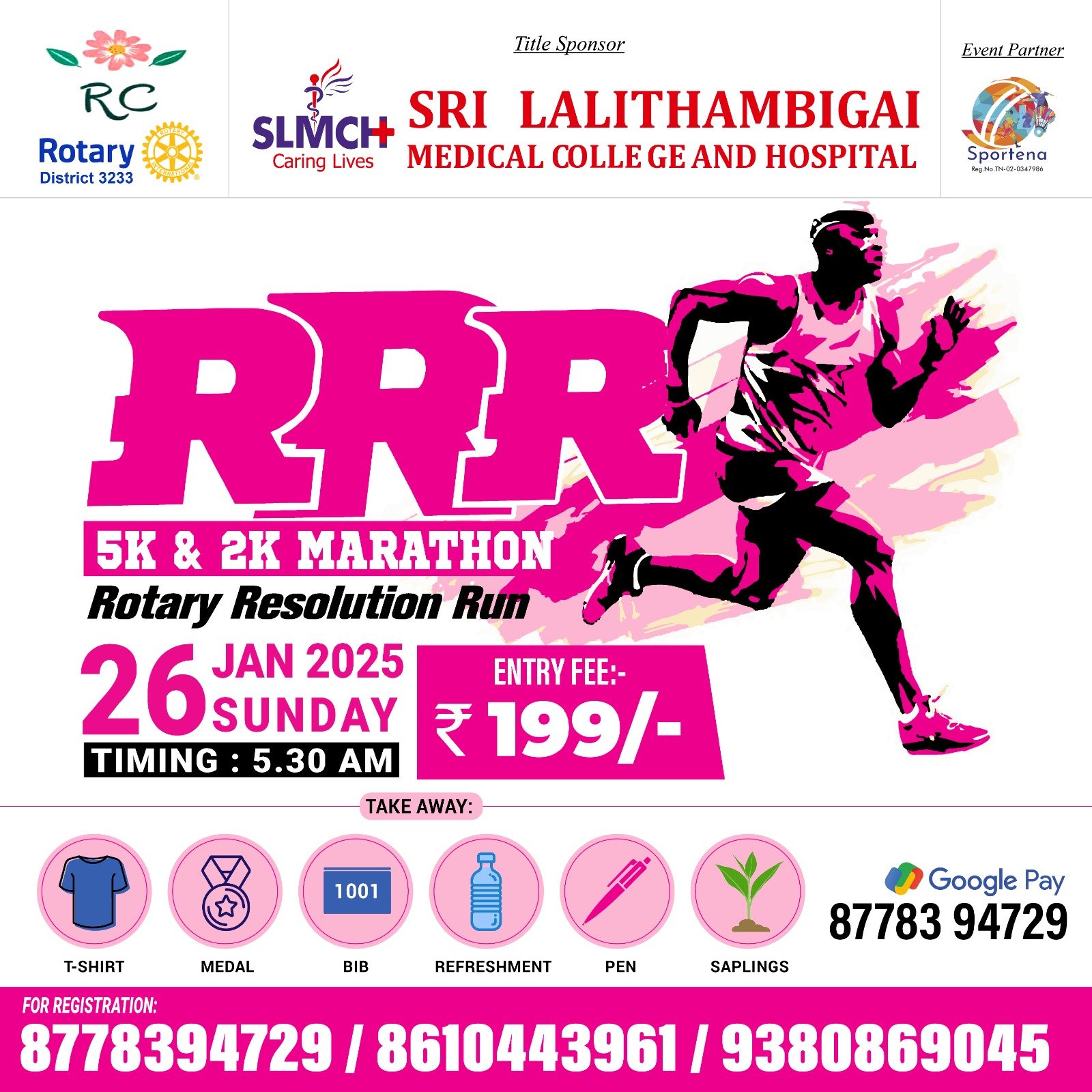 SPORTENA 2K&5K OPEN MARATHON