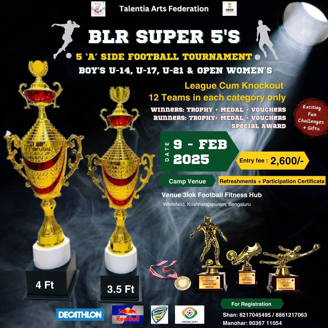 Blr Super 5S Football Tournament